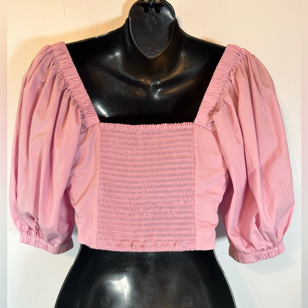 Abercrombie & Fitch Pink Cropped Top Size XS - Picture 11 of 13